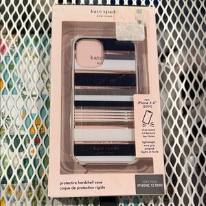 kate spade Multicolor Striped iPhone 12 Mini Case